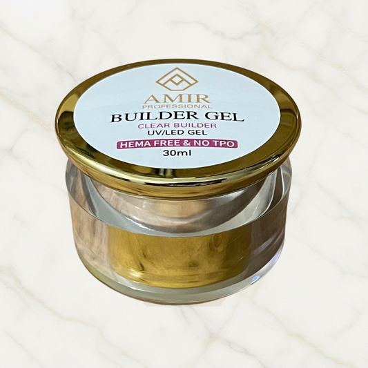 Builder Gel Clear Profesional 30ml – HEMA Free & TPO Free | Amir Professional®