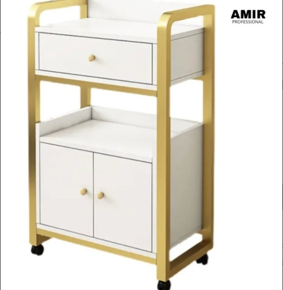 Carrito de Peluquería con Ruedas – Almacenamiento y Comodidad para Profesionales