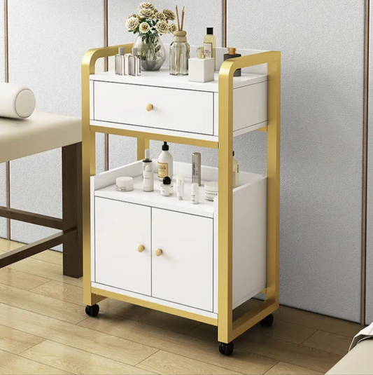 Carrito de Peluquería con Ruedas – Almacenamiento y Comodidad para Profesionales