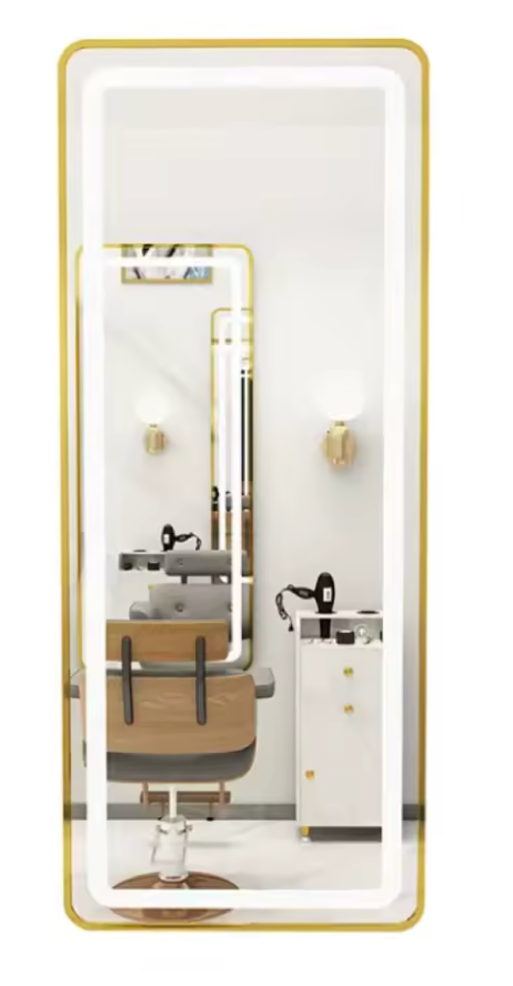 Espejo LED Rectangular 170x70 cm Profesional para Peluquería y Barbería – Luz Fría/Neutra, Antivaho | Amir Professional®