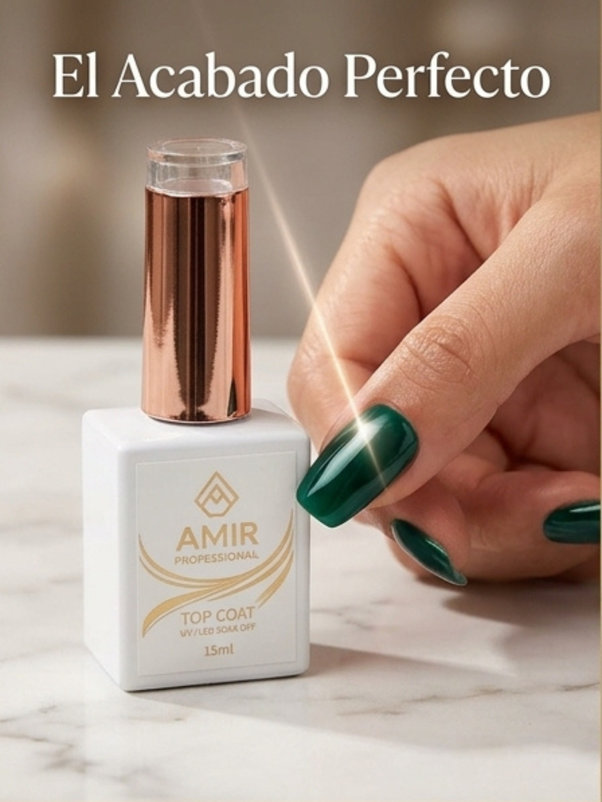 Top Coat Semipermanente HEMA & TPO Free | Amir Professional