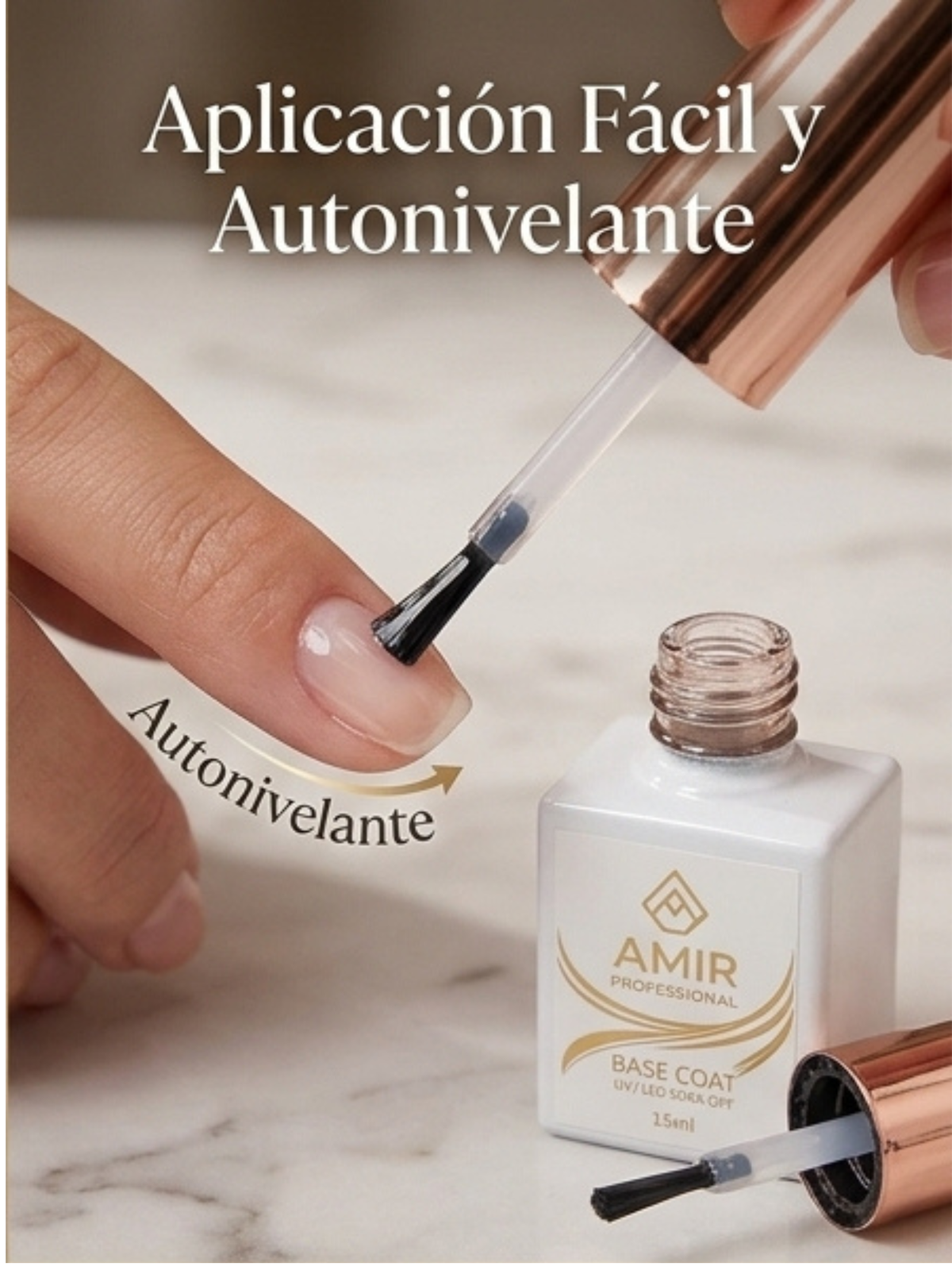 Base Coat Semipermanente HEMA Free | Amir Professional