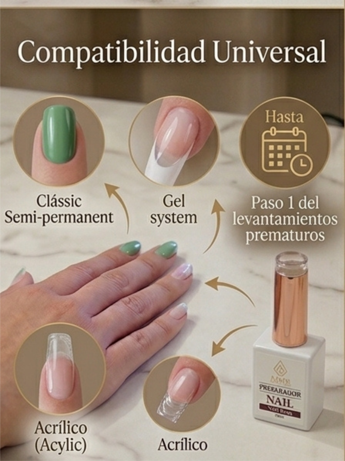 Preparador de Uñas Deshidratante | Amir Professional