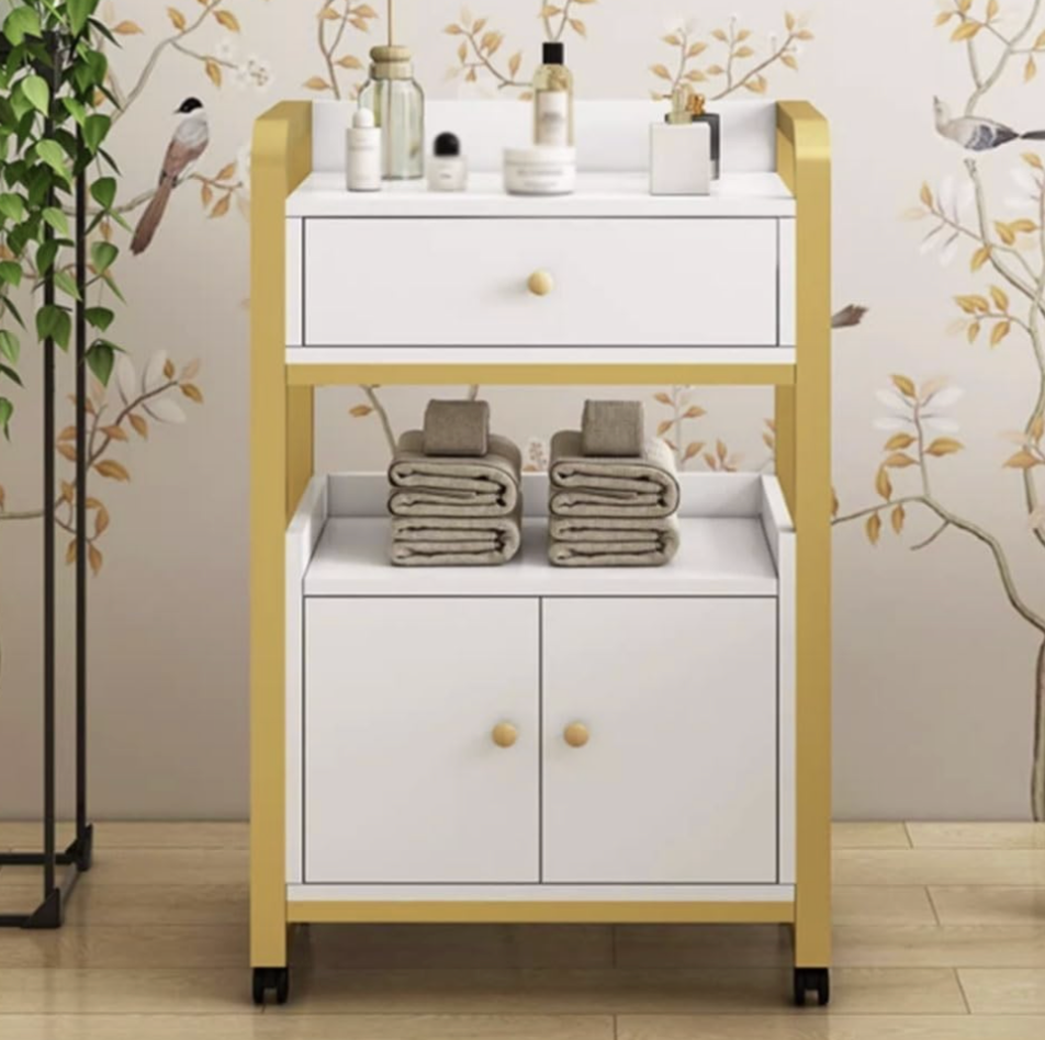 Carrito de Peluquería con Ruedas – Almacenamiento y Comodidad para Profesionales