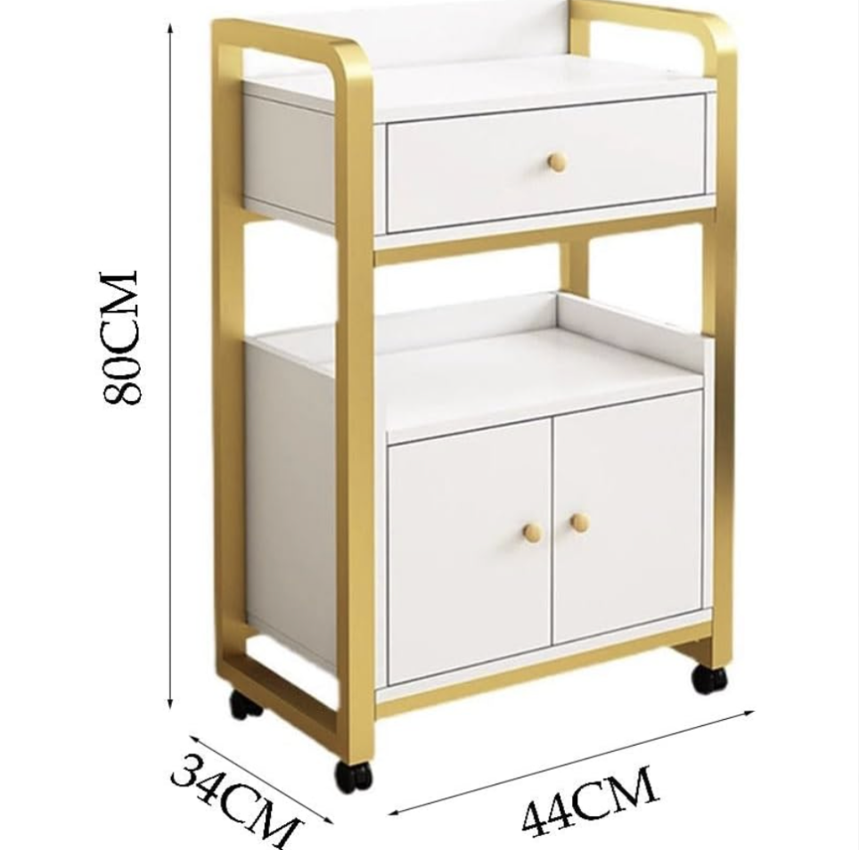 Carrito de Peluquería con Ruedas – Almacenamiento y Comodidad para Profesionales