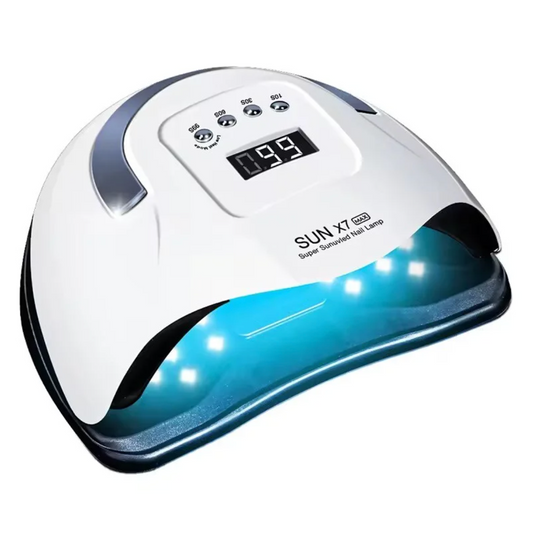 Lámpara Profesional de Uñas SUN X7 MAX – 180W, 57 LEDs UV/LED con Sensor Automático | Secado Rápido y Uniforme para Esmaltes de Gel y Manicura Profesional en Casa o Salón