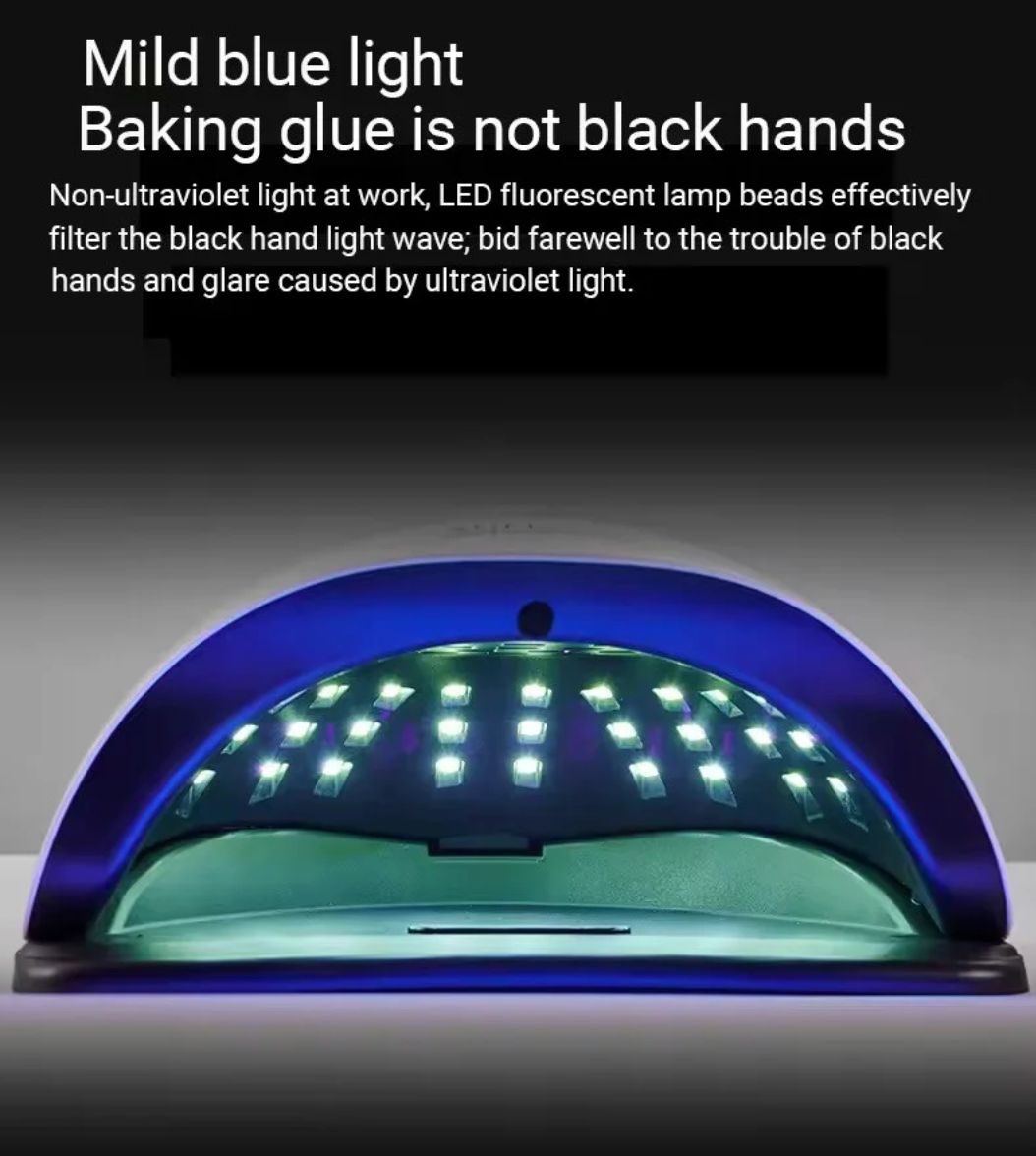 Lámpara Profesional de Uñas SUN X7 MAX – 180W, 57 LEDs UV/LED con Sensor Automático | Secado Rápido y Uniforme para Esmaltes de Gel y Manicura Profesional en Casa o Salón