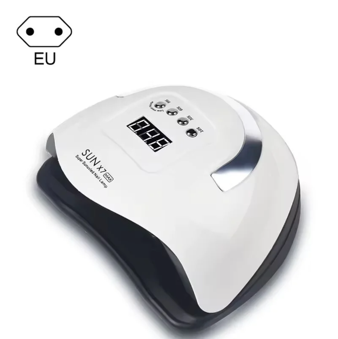 Lámpara Profesional de Uñas SUN X7 MAX – 180W, 57 LEDs UV/LED con Sensor Automático | Secado Rápido y Uniforme para Esmaltes de Gel y Manicura Profesional en Casa o Salón