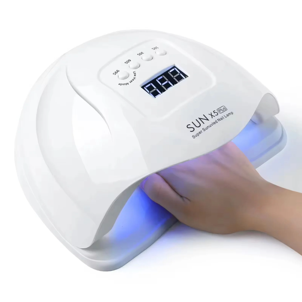 Lámpara Profesional de Uñas SUN X5 PLUS 120W – UV/LED, Secado Rápido y Uniforme | Sensor Automático, Base Extraíble y Temporizador Digital | Ideal para Gel, Acrylgel y Esmalte Semipermanente