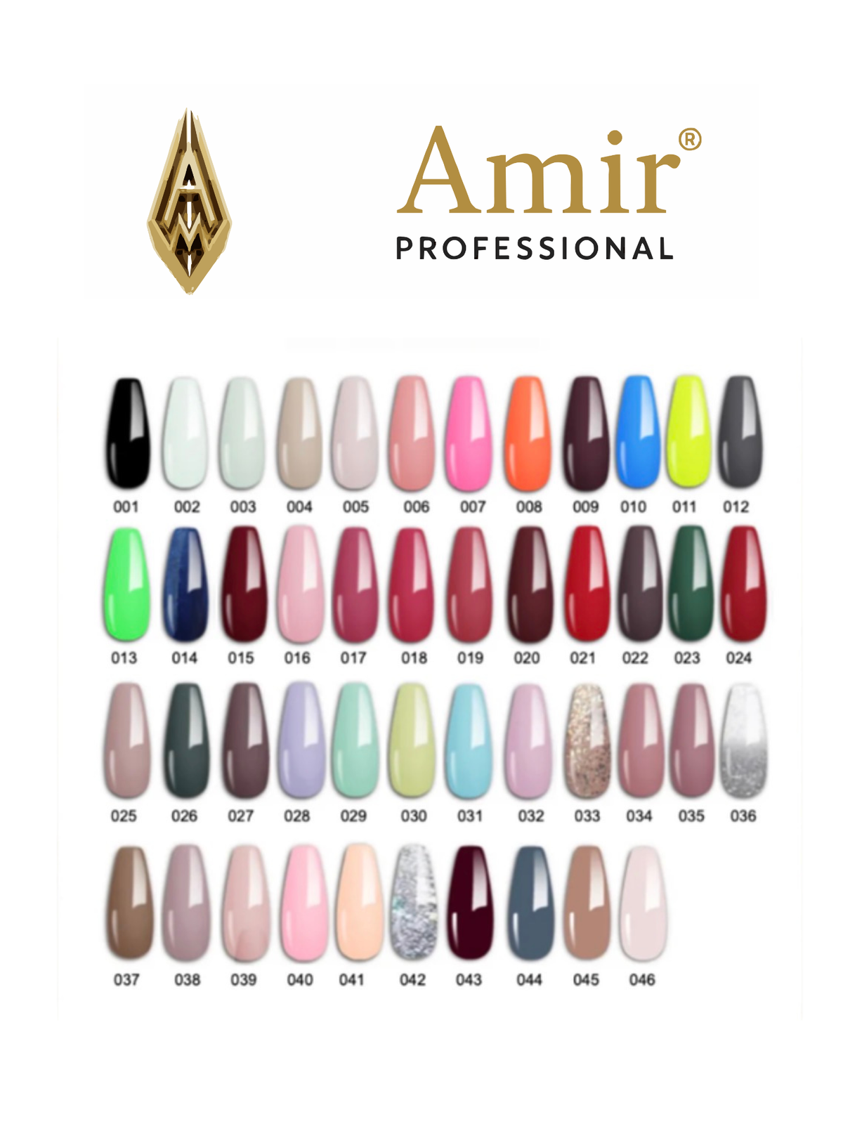 Esmaltes Semipermanentes HEMA & TPO Free Amir Professional