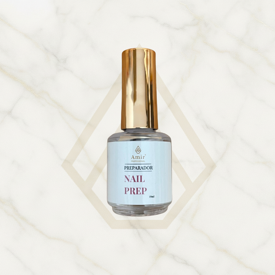 Preparador Deshidratador de Uñas Amir Professional® – Adhesión Profesional y Máxima Duración