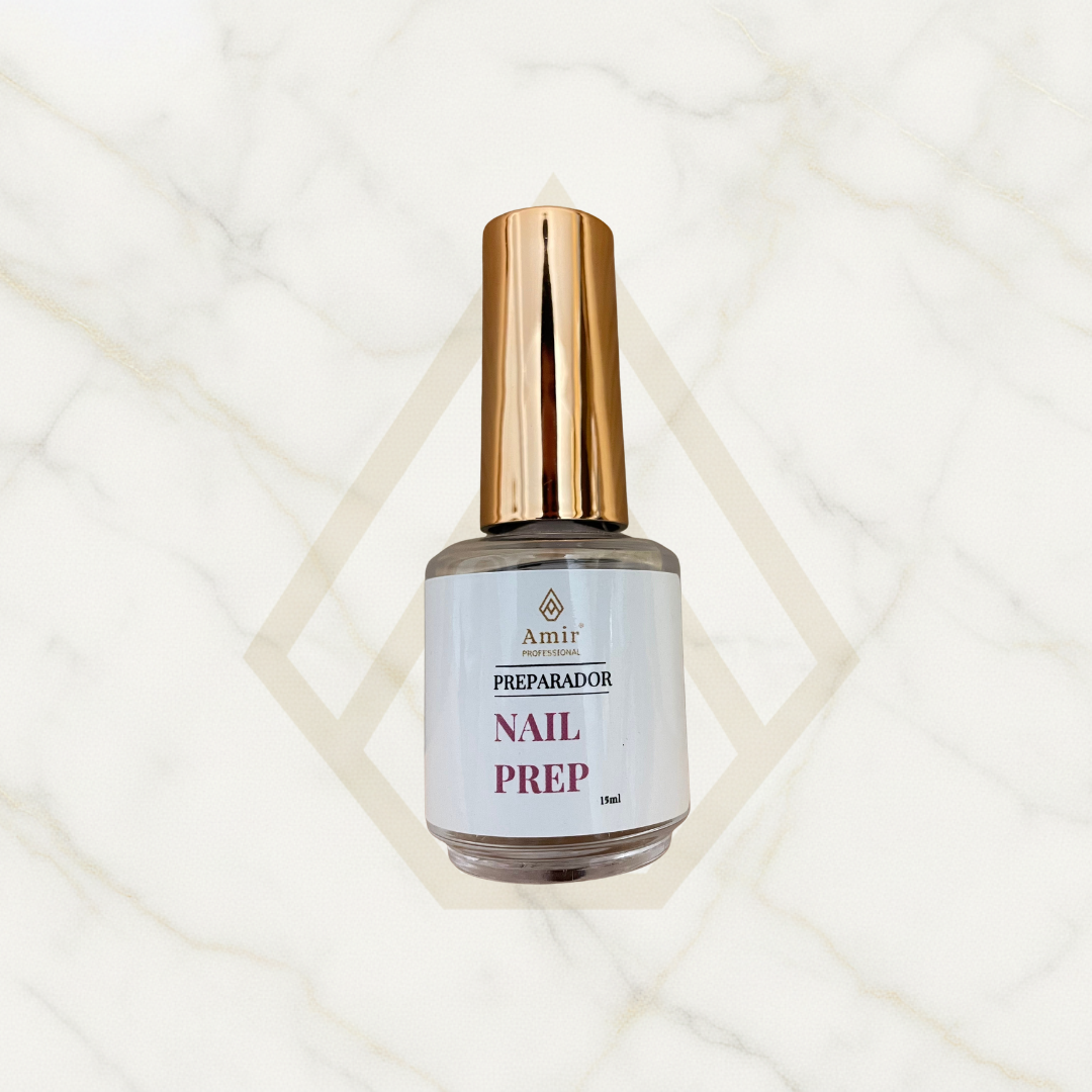 Preparador Deshidratador de Uñas Amir Professional® – Adhesión Profesional y Máxima Duración
